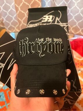 ThirtyOne Black Studded Baseball Cap - Men Accessories